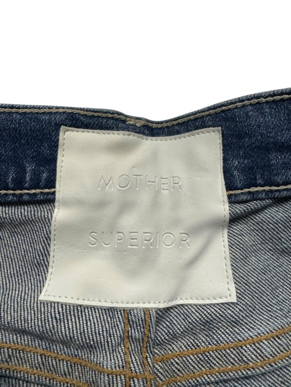 MOTHER The Hustler Ankle Fray Denim Jeans "We All Scream" Wash Size 26 NWT - Picture 10 of 13
